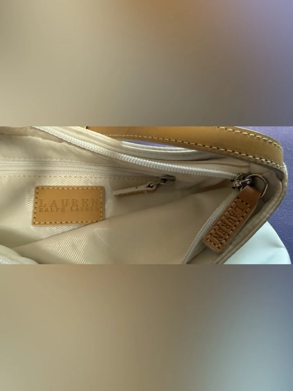 Ralph Lauren White fabric bag - Picture 3 of 5